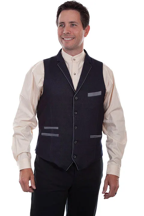Men's Western Vest Collection: Rangewear Banker Business Style