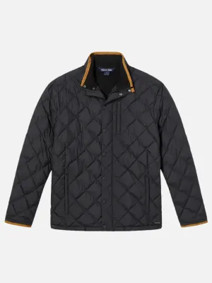 Mizzen   Main Belmont Quilted Jacket - Black Solid