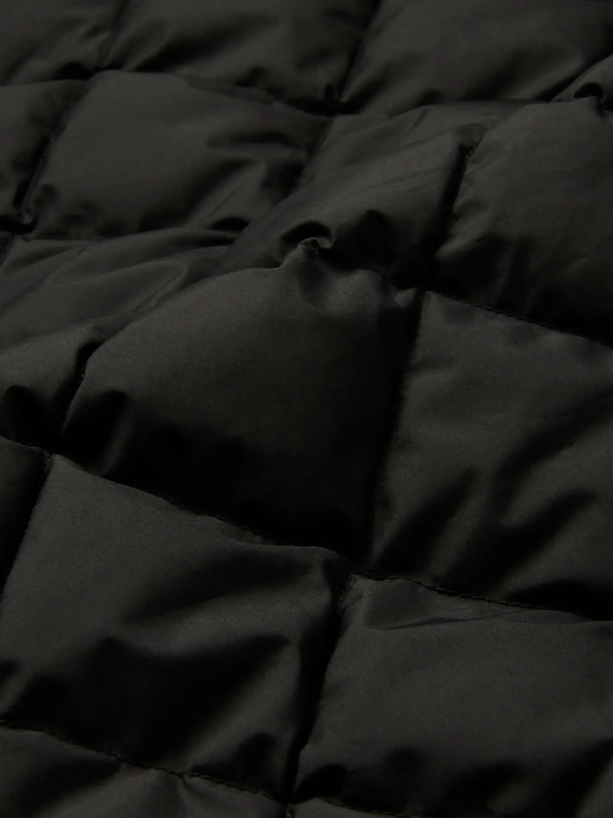 Mizzen   Main Belmont Quilted Jacket - Black Solid