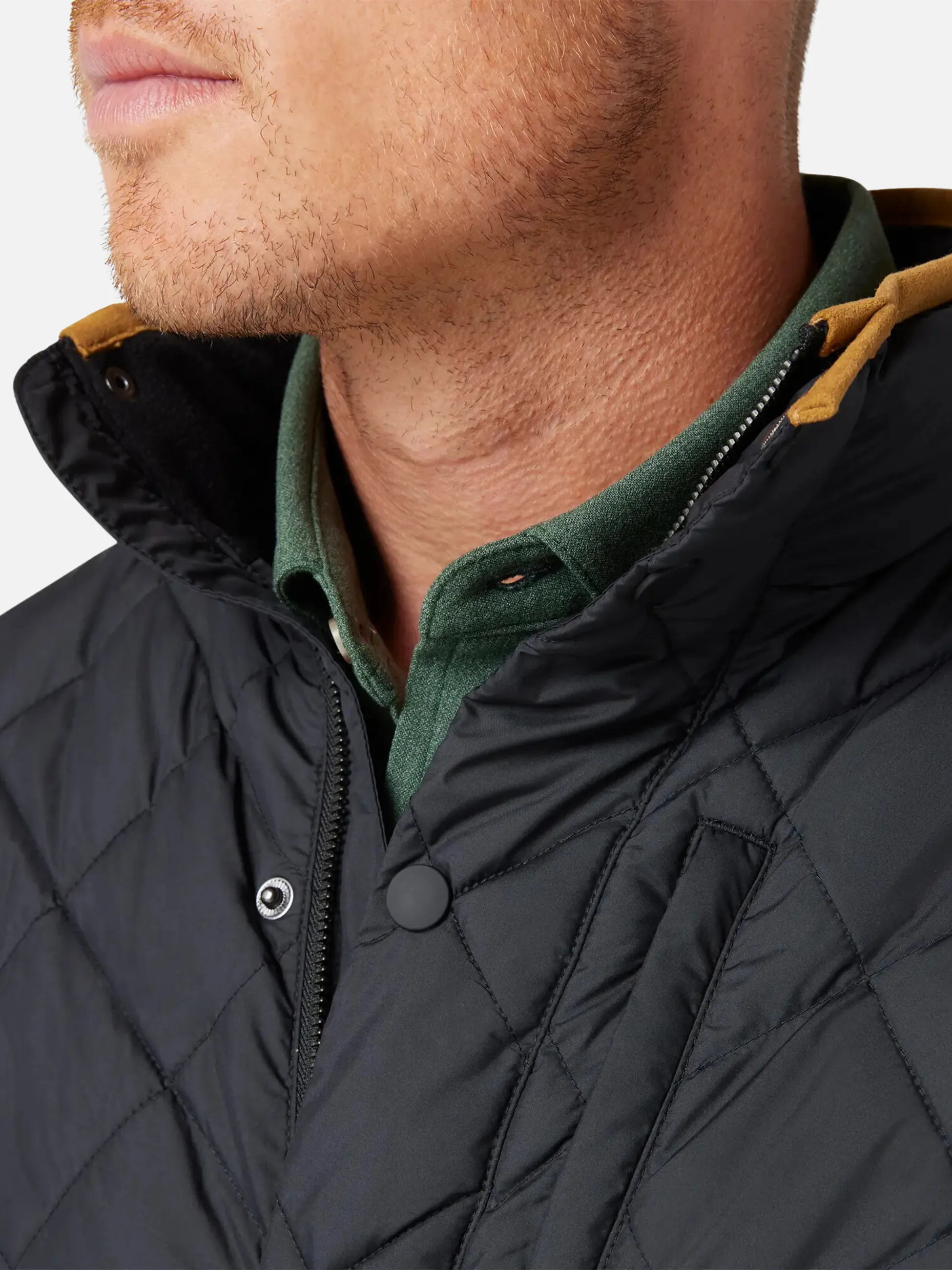 Mizzen   Main Belmont Quilted Jacket - Black Solid