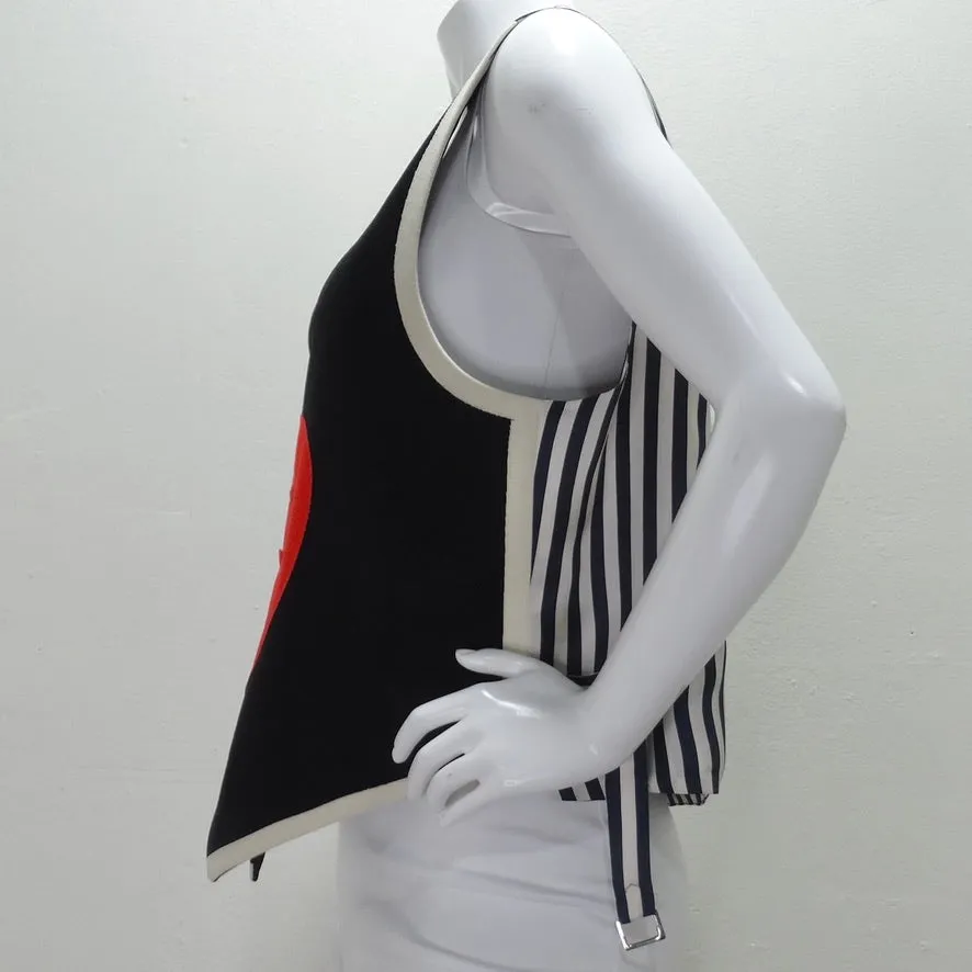 Moschino Heart Vest circa 1990s