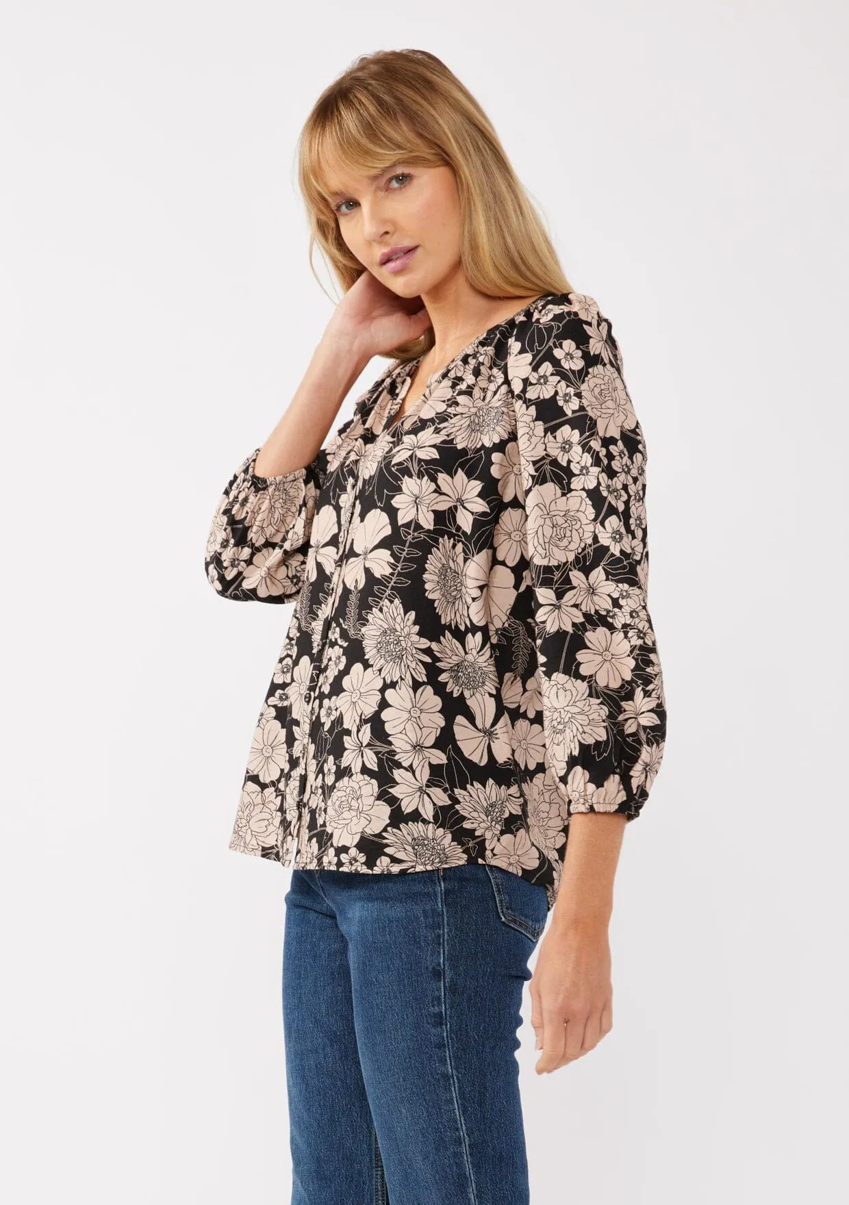 Mother Earth Floral Blouse