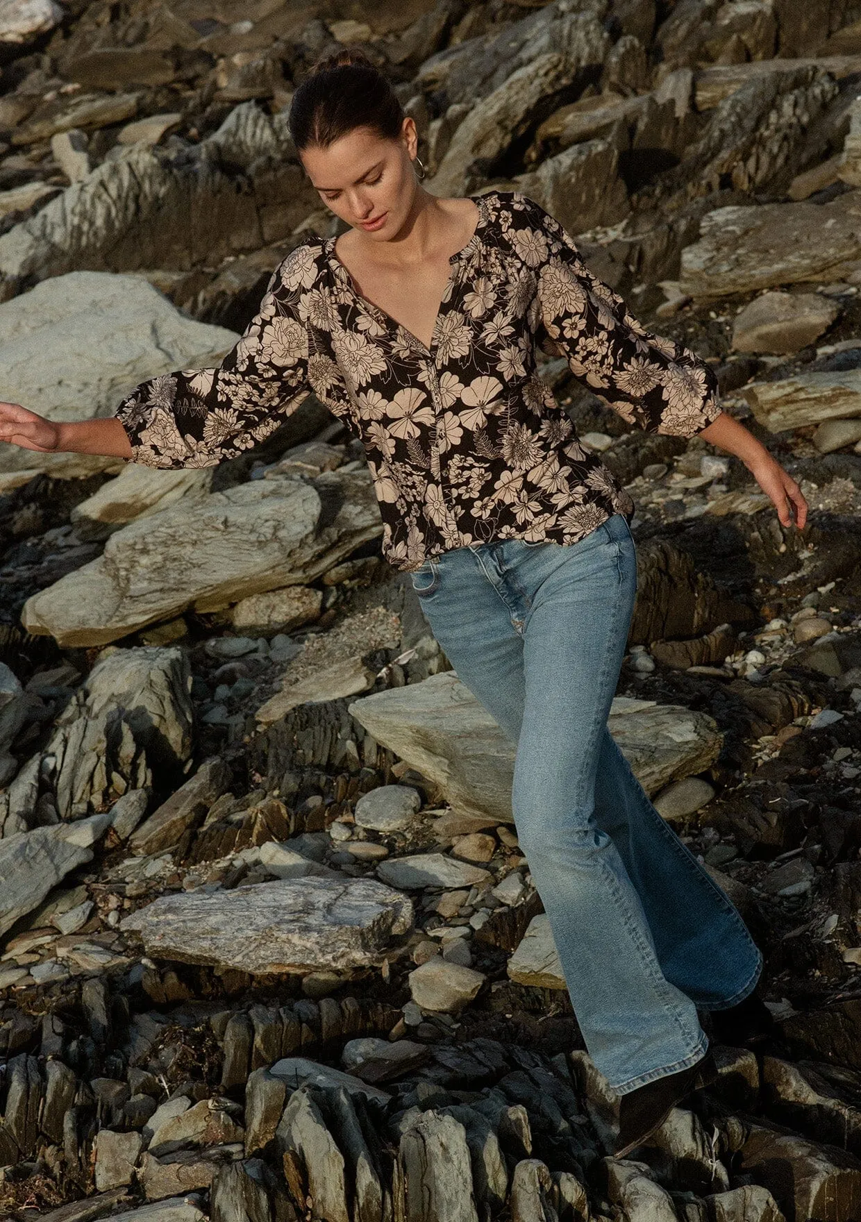 Mother Earth Floral Blouse