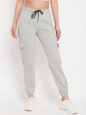 mSECRET High Rise Grey Cargo Joggers