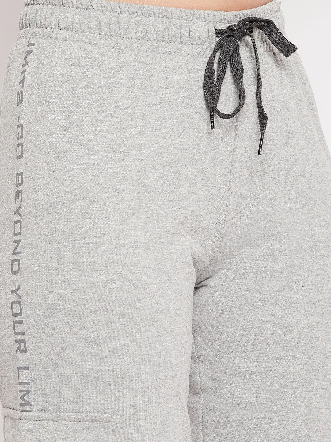 mSECRET High Rise Grey Cargo Joggers