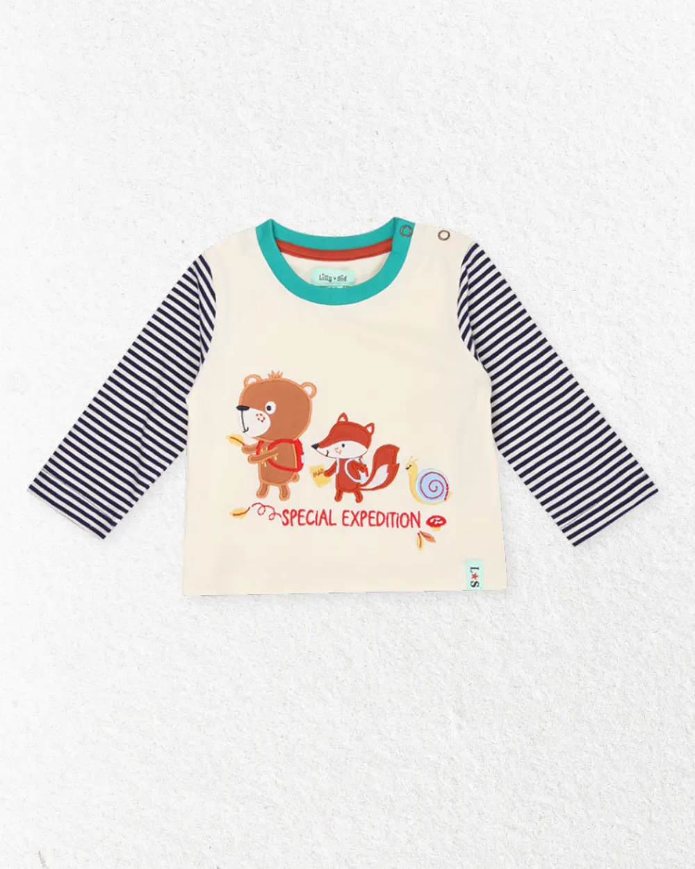 Multicoloured Special Expedition Slogan Applique Top and Jogger Set