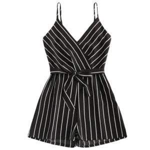 New York Pinstripe Romper