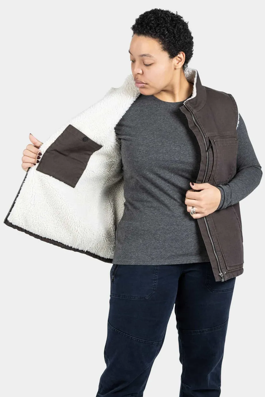 Old School Work Vest - Kodiak Brown