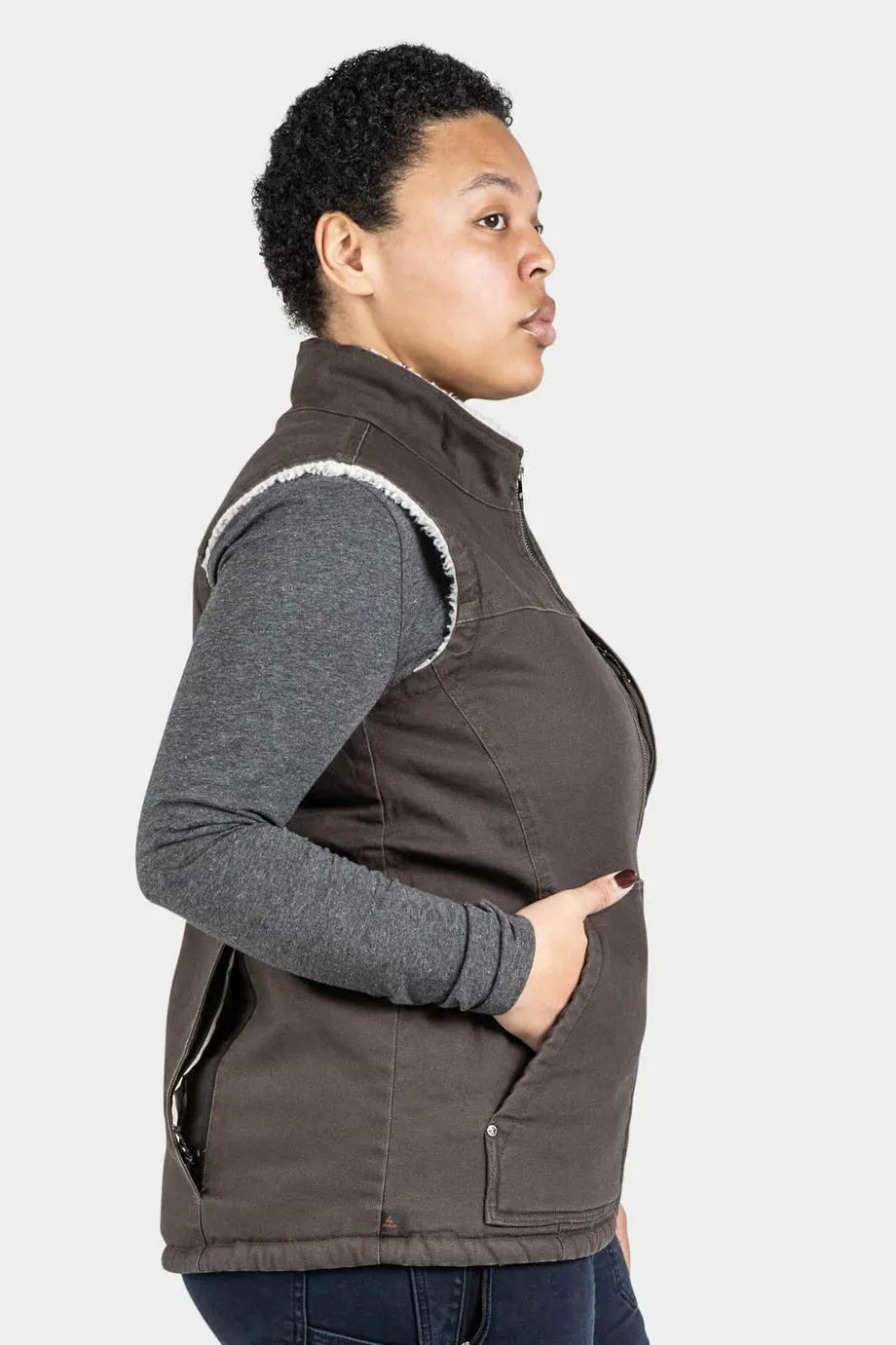 Old School Work Vest - Kodiak Brown