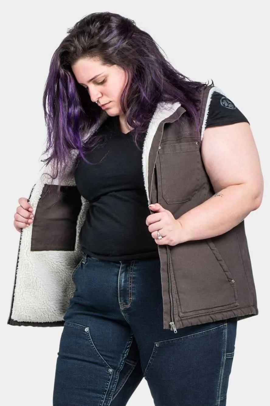 Old School Work Vest - Kodiak Brown