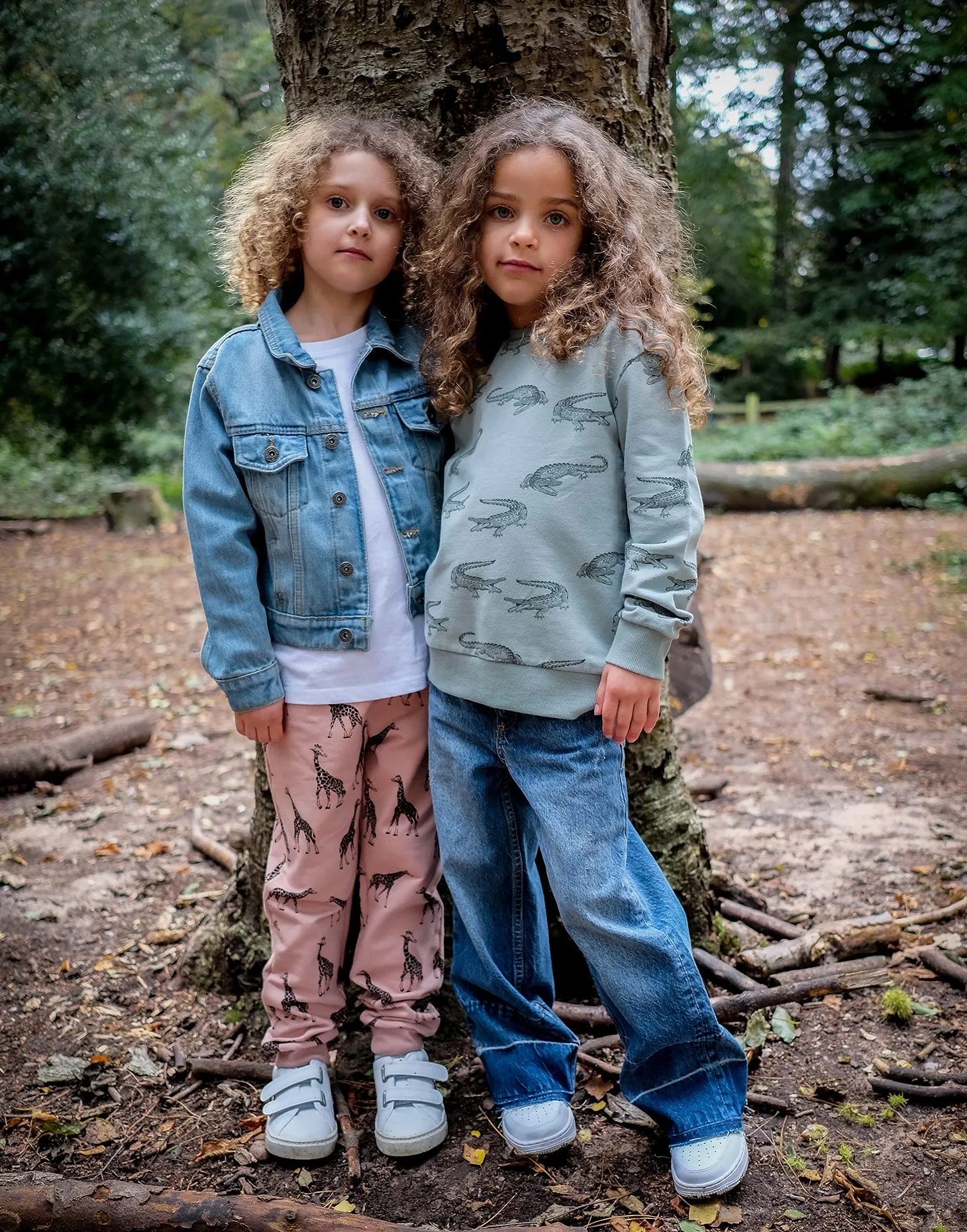 Organic Cotton Joggers Giraffes