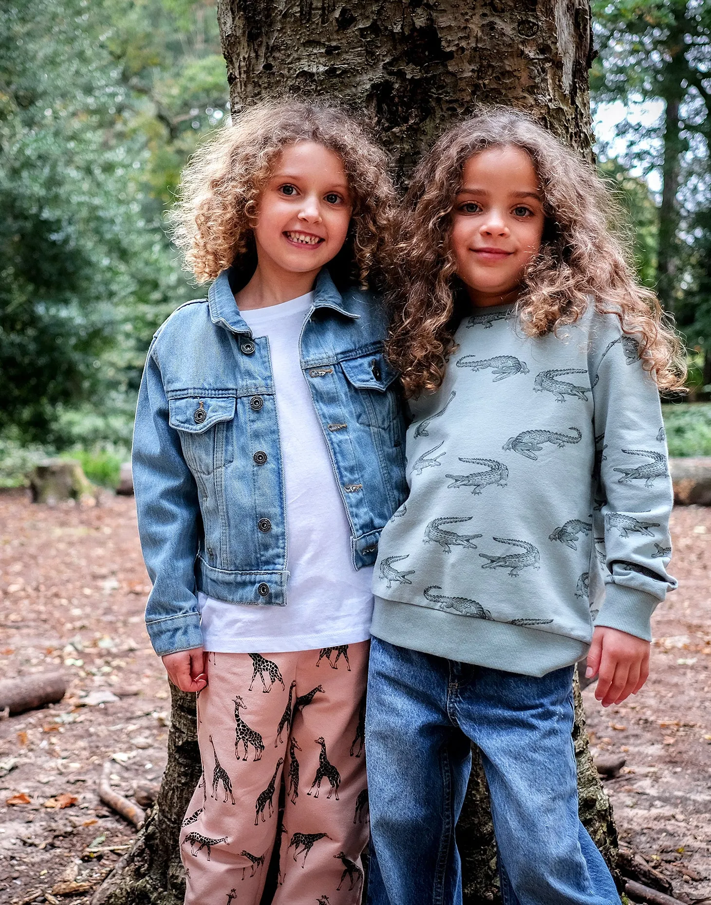 Organic Cotton Joggers Giraffes