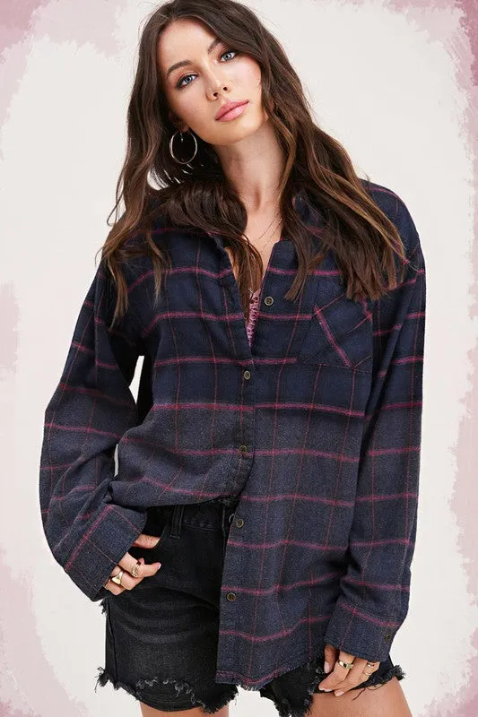 Oversized Flannel Shirt