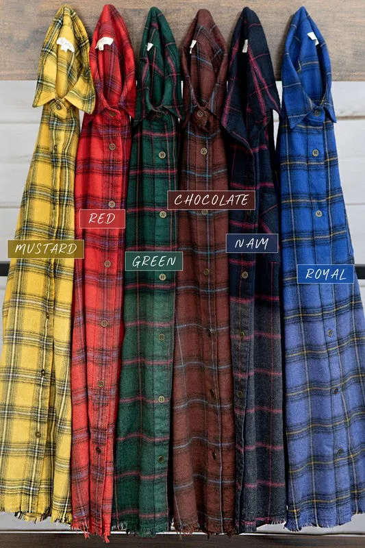 Oversized Flannel Shirt
