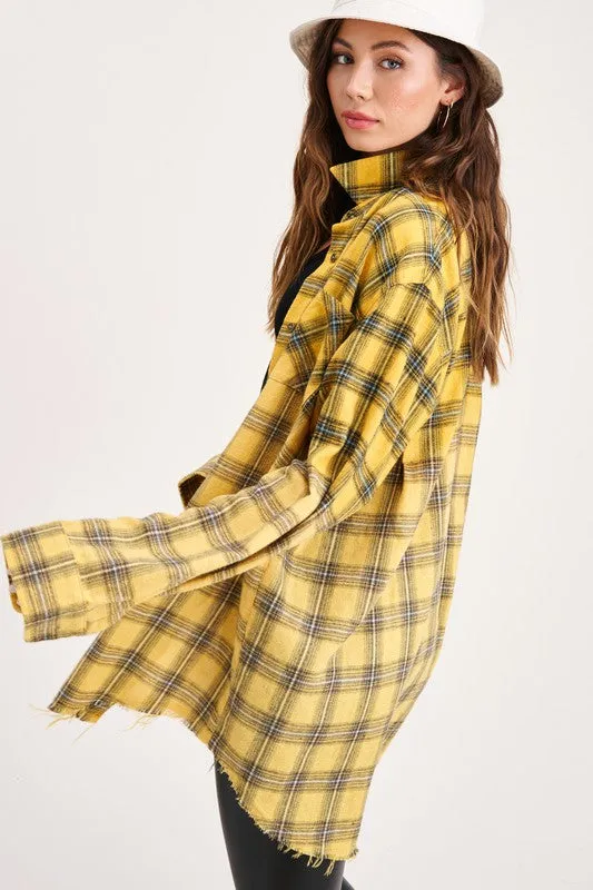 Oversized Flannel Shirt