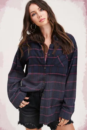 Oversized Flannel Shirt