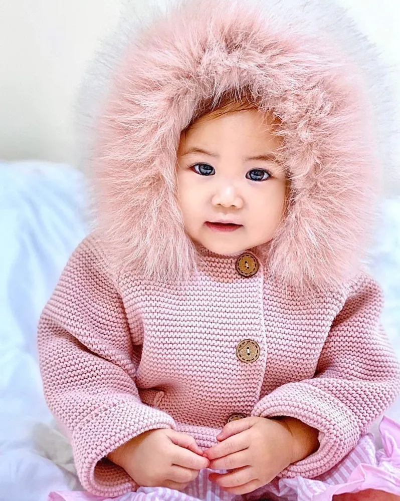 Pangasa Powder Pink Fur Jacket