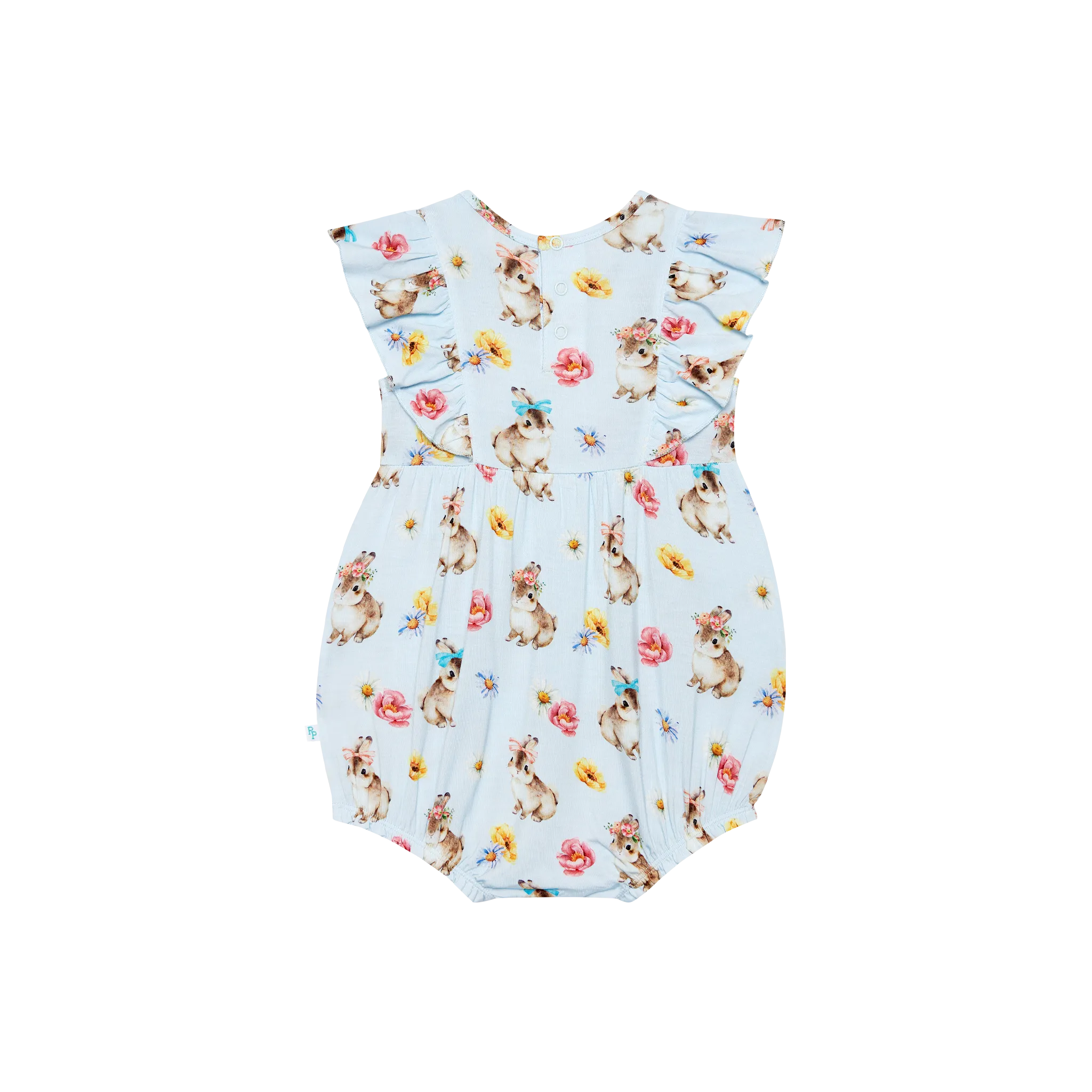 Posh Peanut Tinsley Jane Flutter Sleeve Bubble Romper