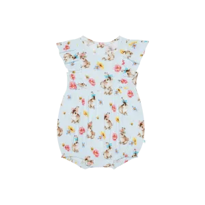 Posh Peanut Tinsley Jane Flutter Sleeve Bubble Romper