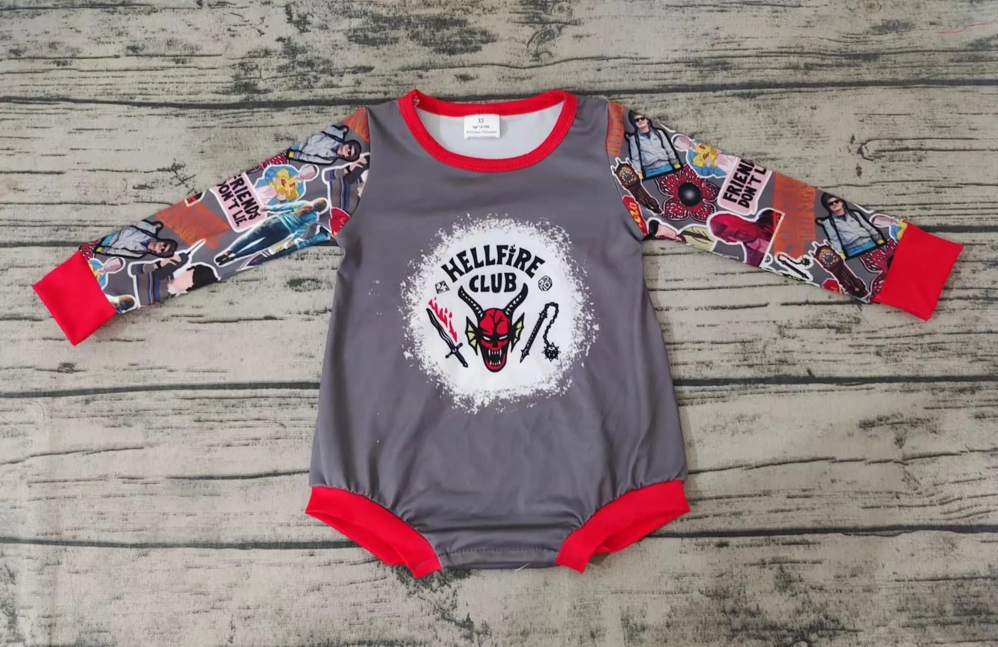 PRE ORDER FALL ROMPER - HELLFIRE 4-5 week tat - june