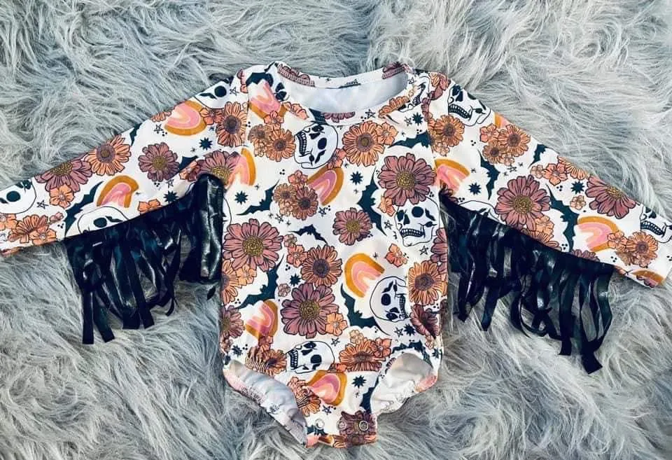 PREORDER BOHO FRINGE ROMPER 4-5 WEEK TAT