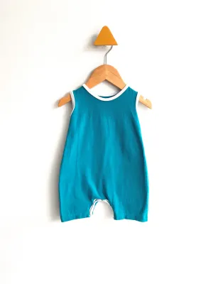 REALLY LOVED Ringer Tank Romper // 6-9m