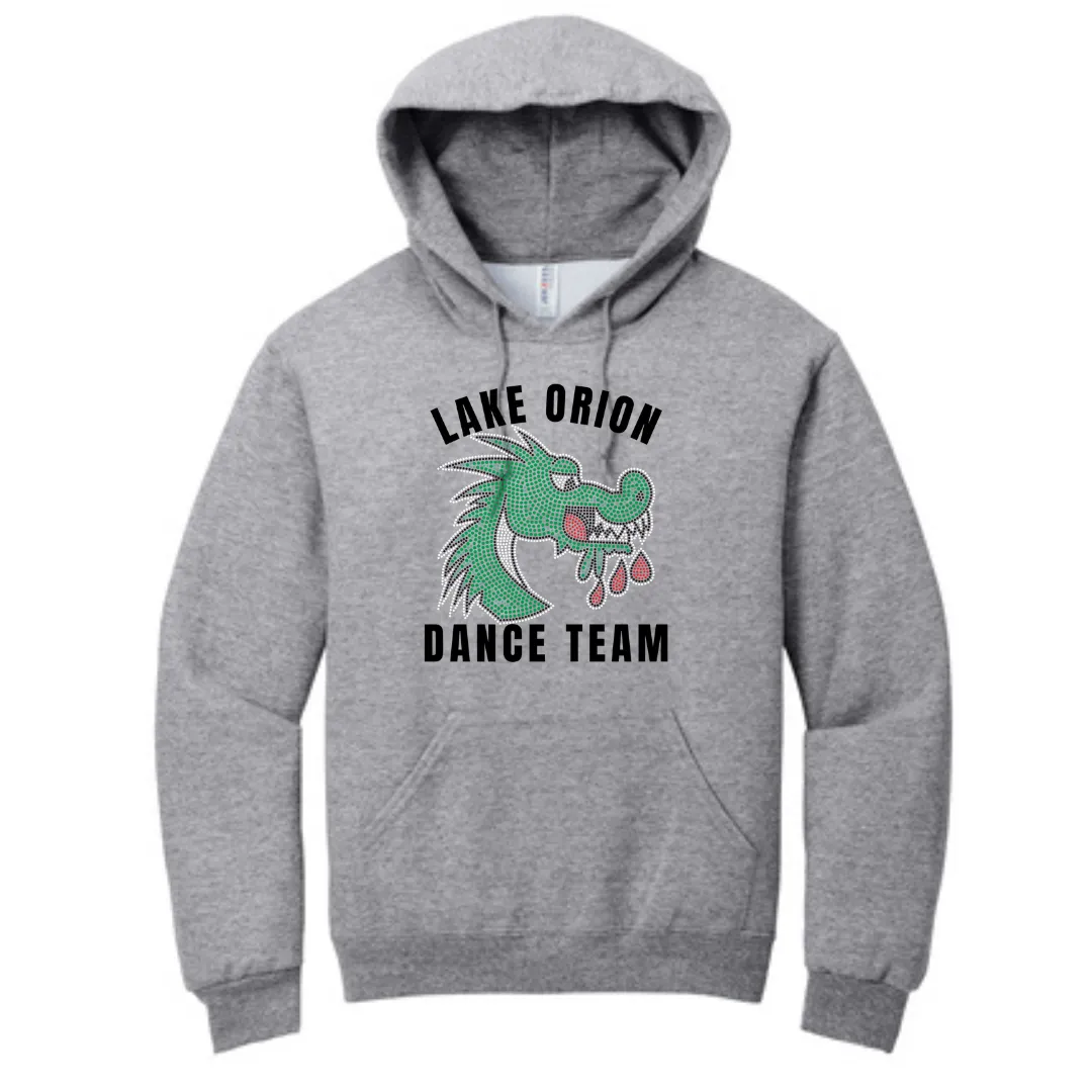Rhinestone NuBlend® Pullover Hooded Sweatshirt
