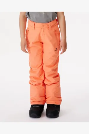 RIP CURL KIDS OLLY SNOW PANT - SALMON