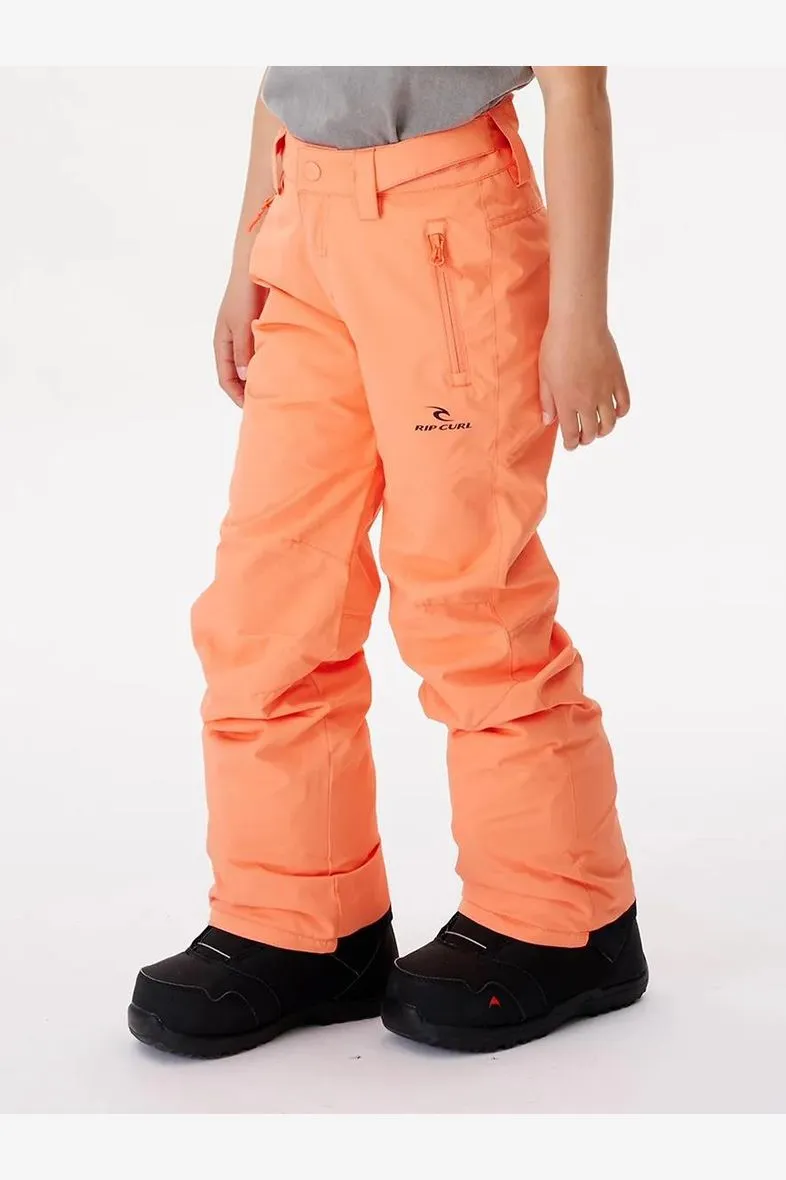 RIP CURL KIDS OLLY SNOW PANT - SALMON