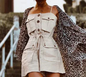 Safari Fashion Jumpsuit