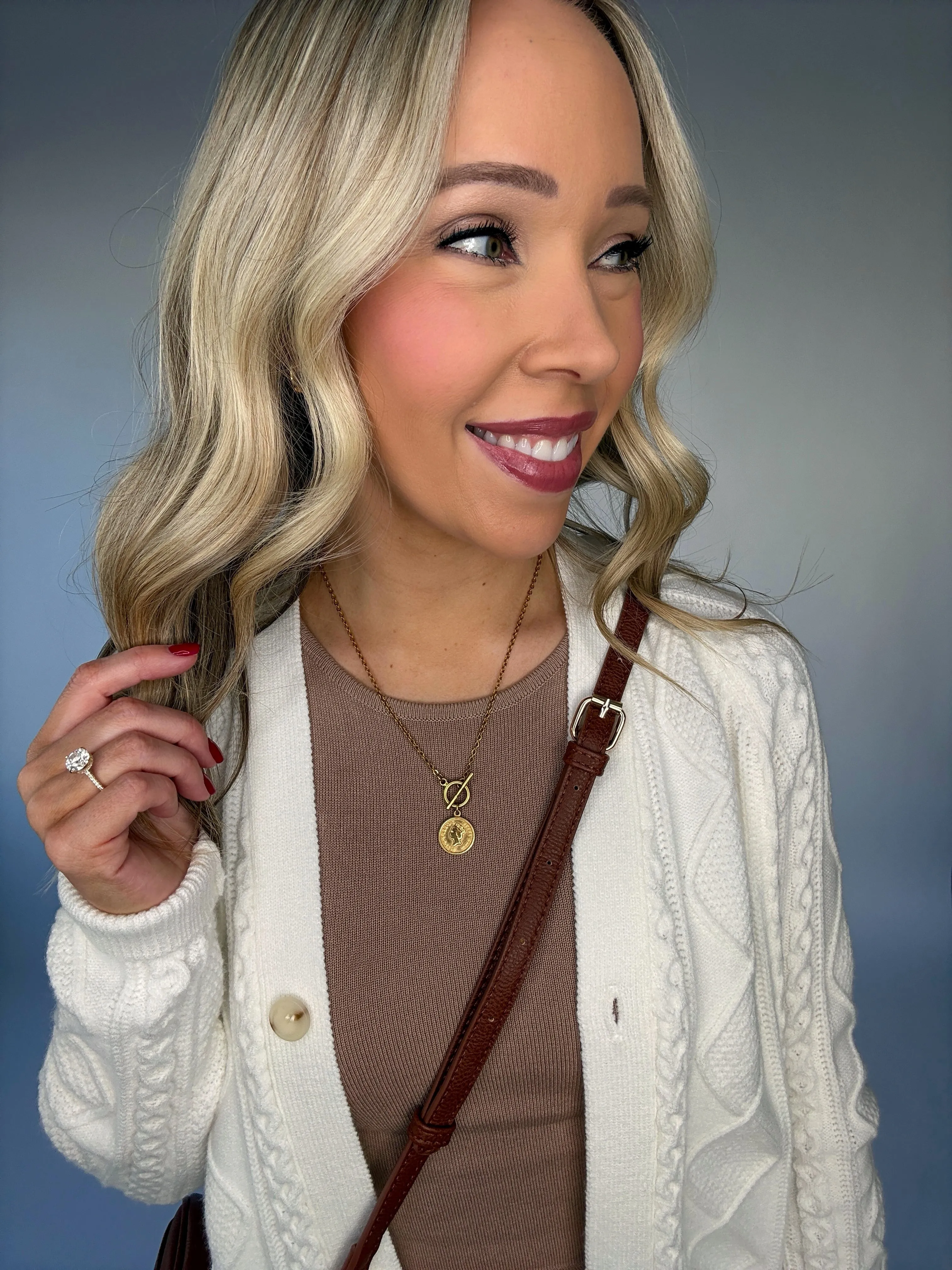 Snowcap Cable Knit Cardigan - Ivory