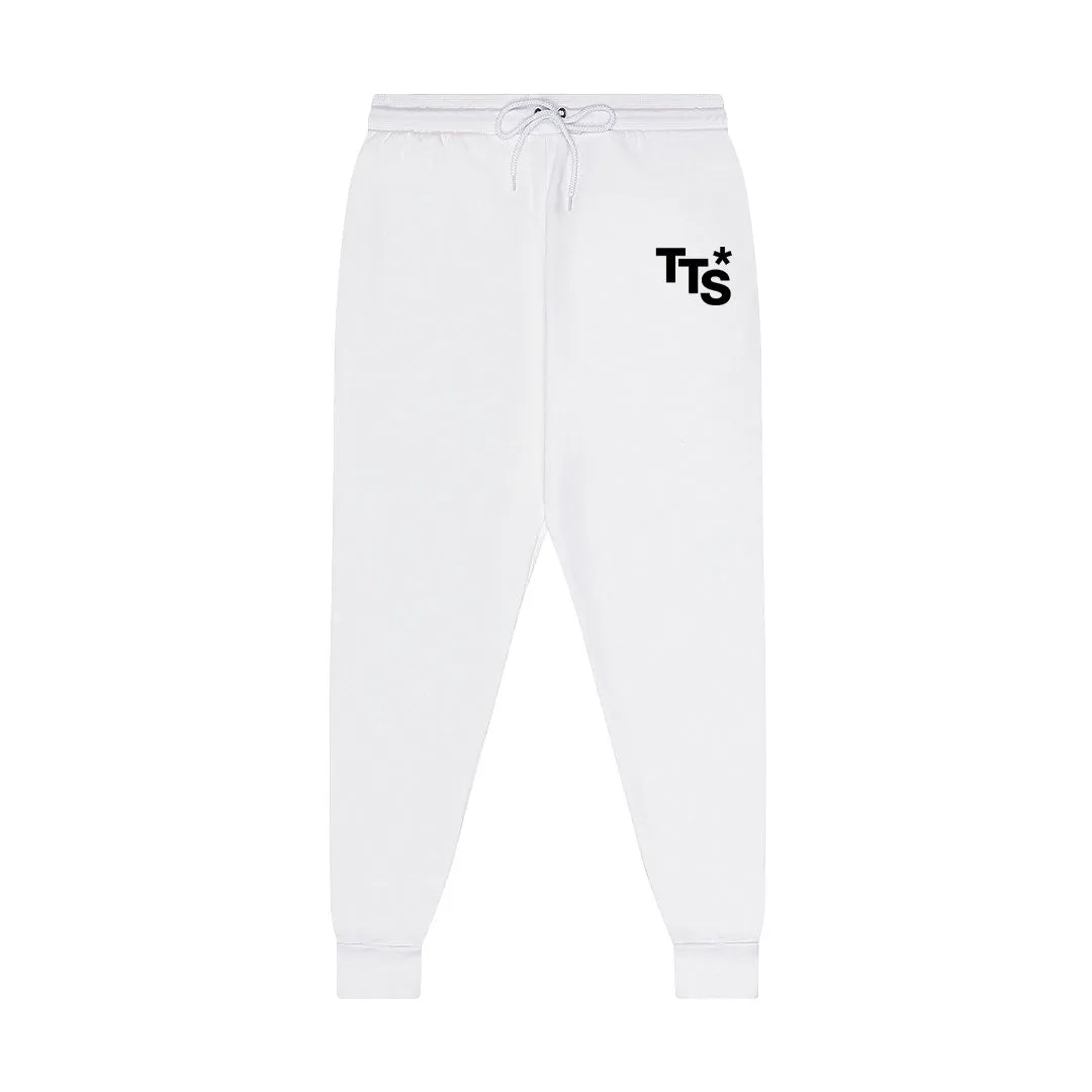 Staggered Joggers White
