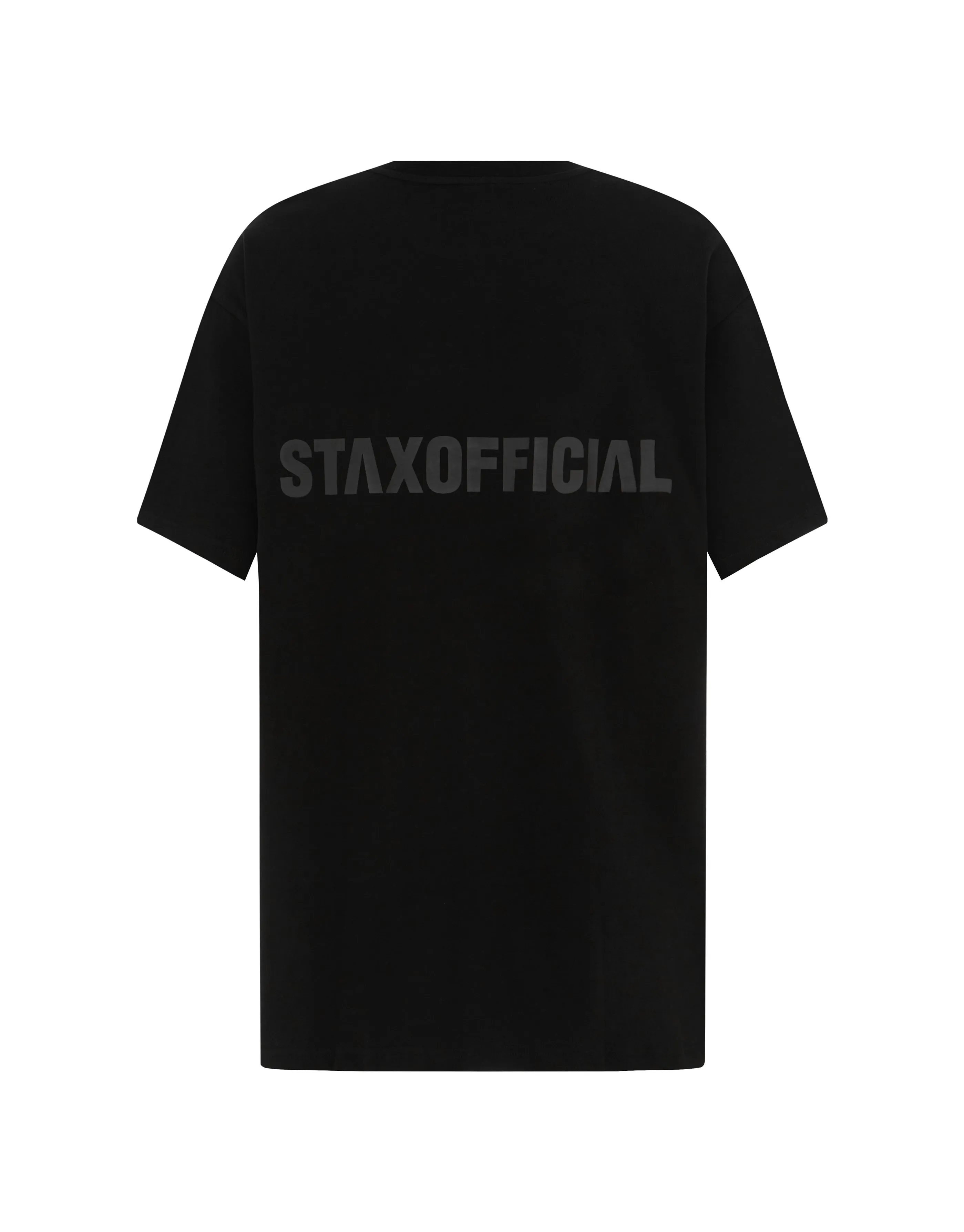 Standard Fit Tee - Black/ Black Logo