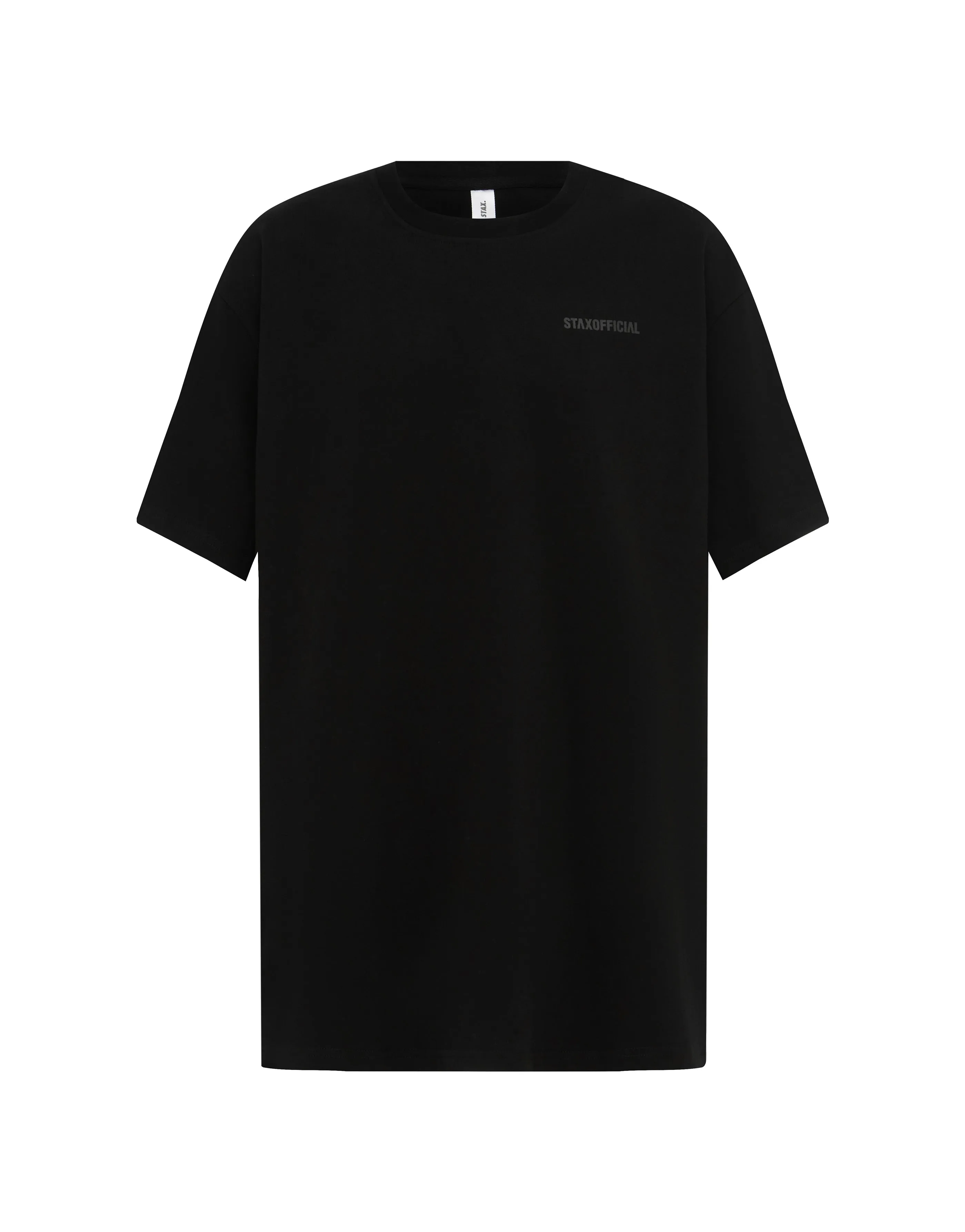Standard Fit Tee - Black/ Black Logo