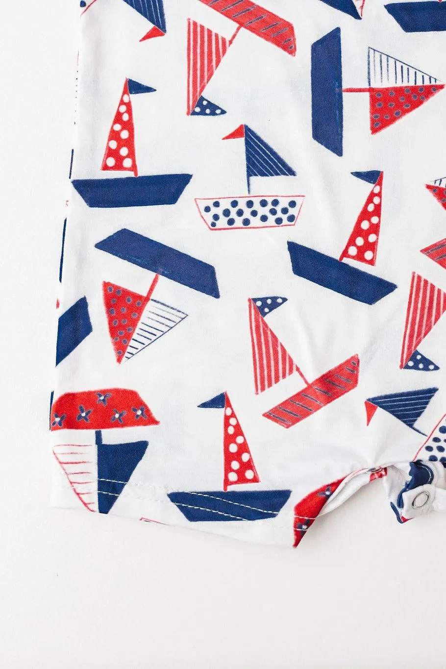 Stars, Stripes & Sails Shorty One-Piece