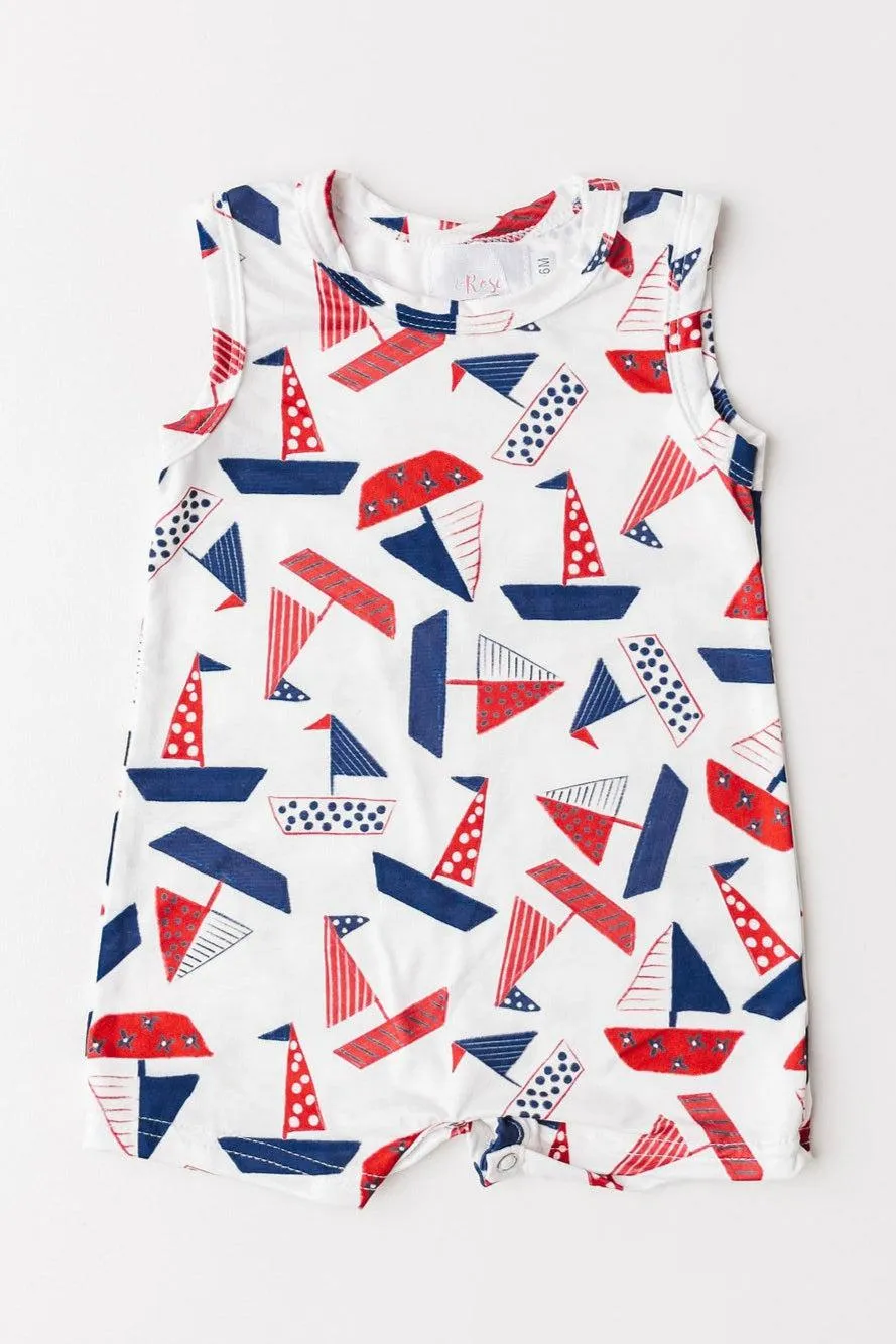 Stars, Stripes & Sails Shorty One-Piece