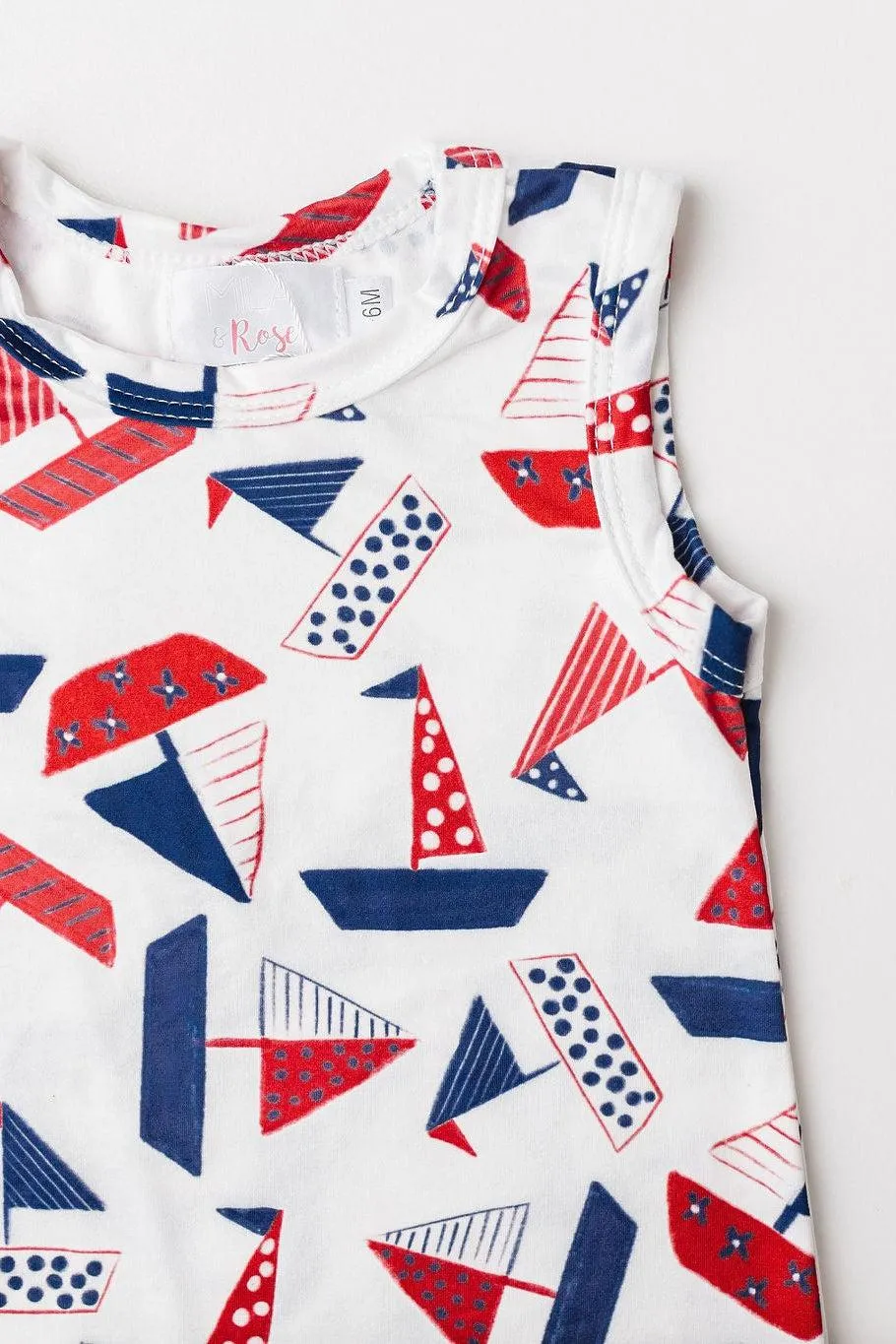 Stars, Stripes & Sails Shorty One-Piece