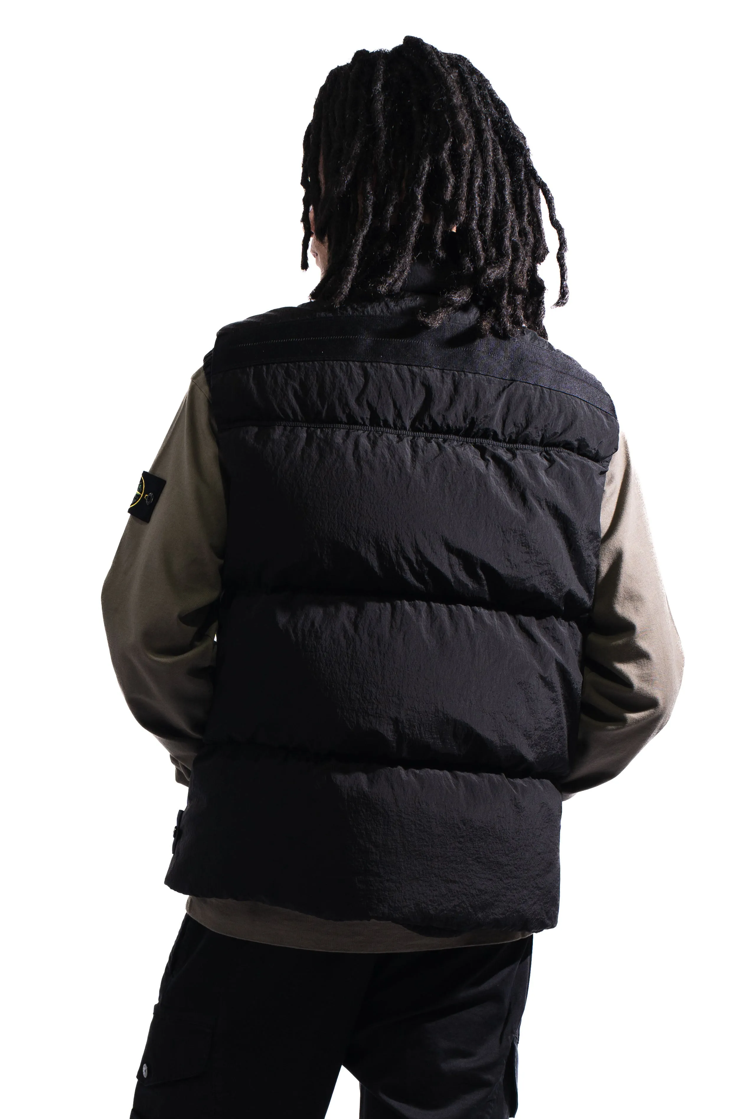 Stone Island 8115G04 Nylon Metal Vest Black