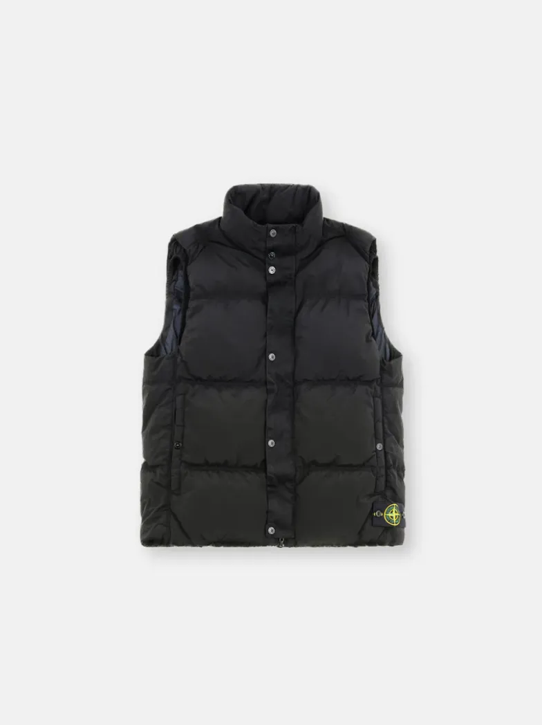 Stone Island 8115G04 Nylon Metal Vest Black