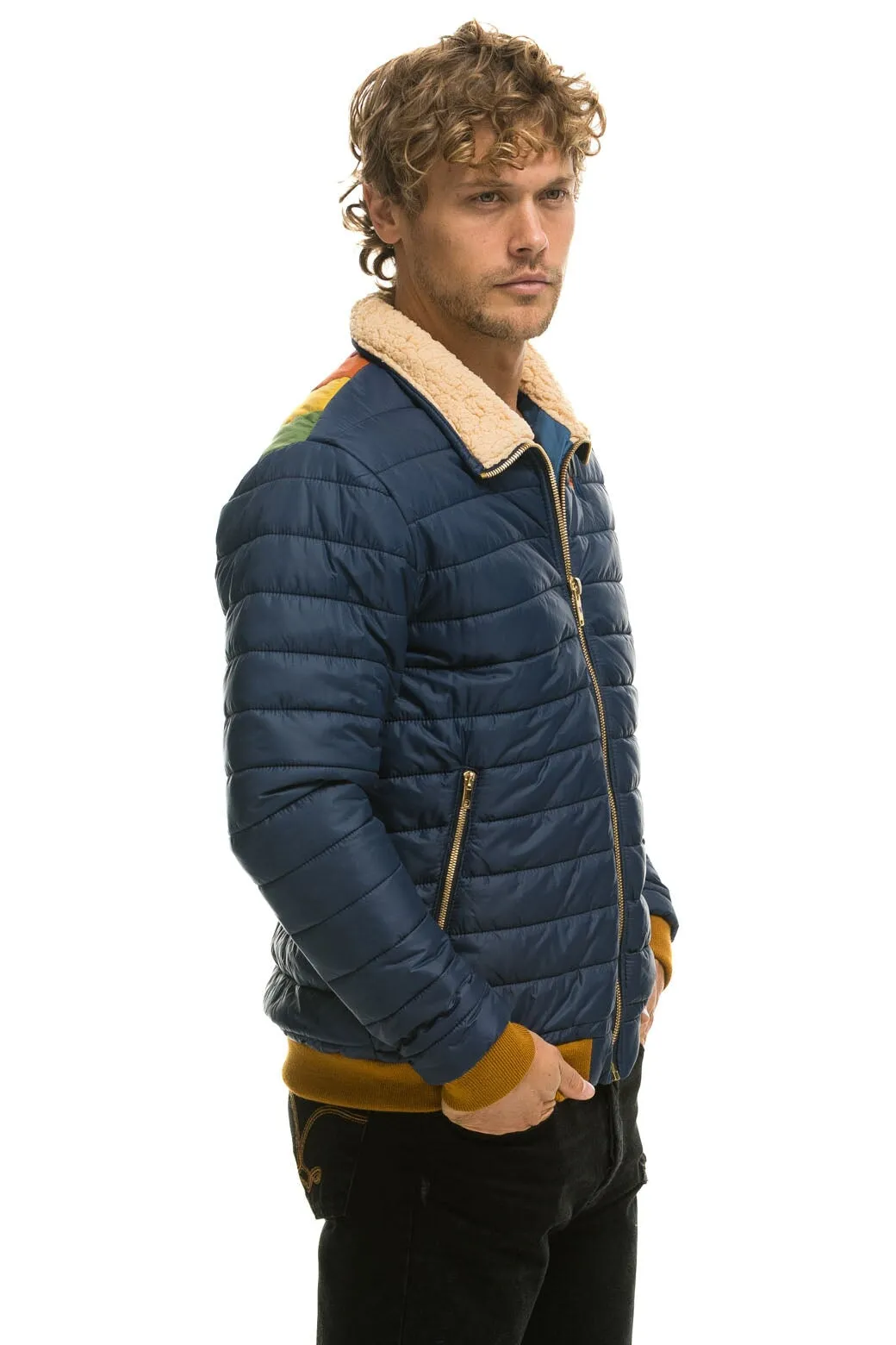 SUNBURST JACKET - NAVY