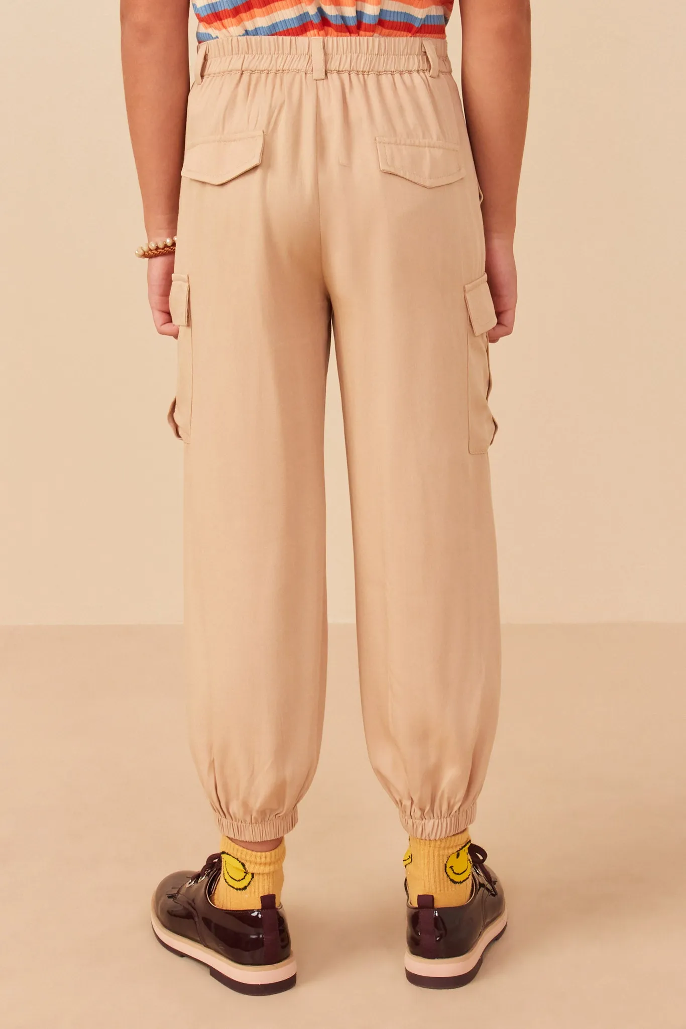 Tencel Cargo Parachute Joggers