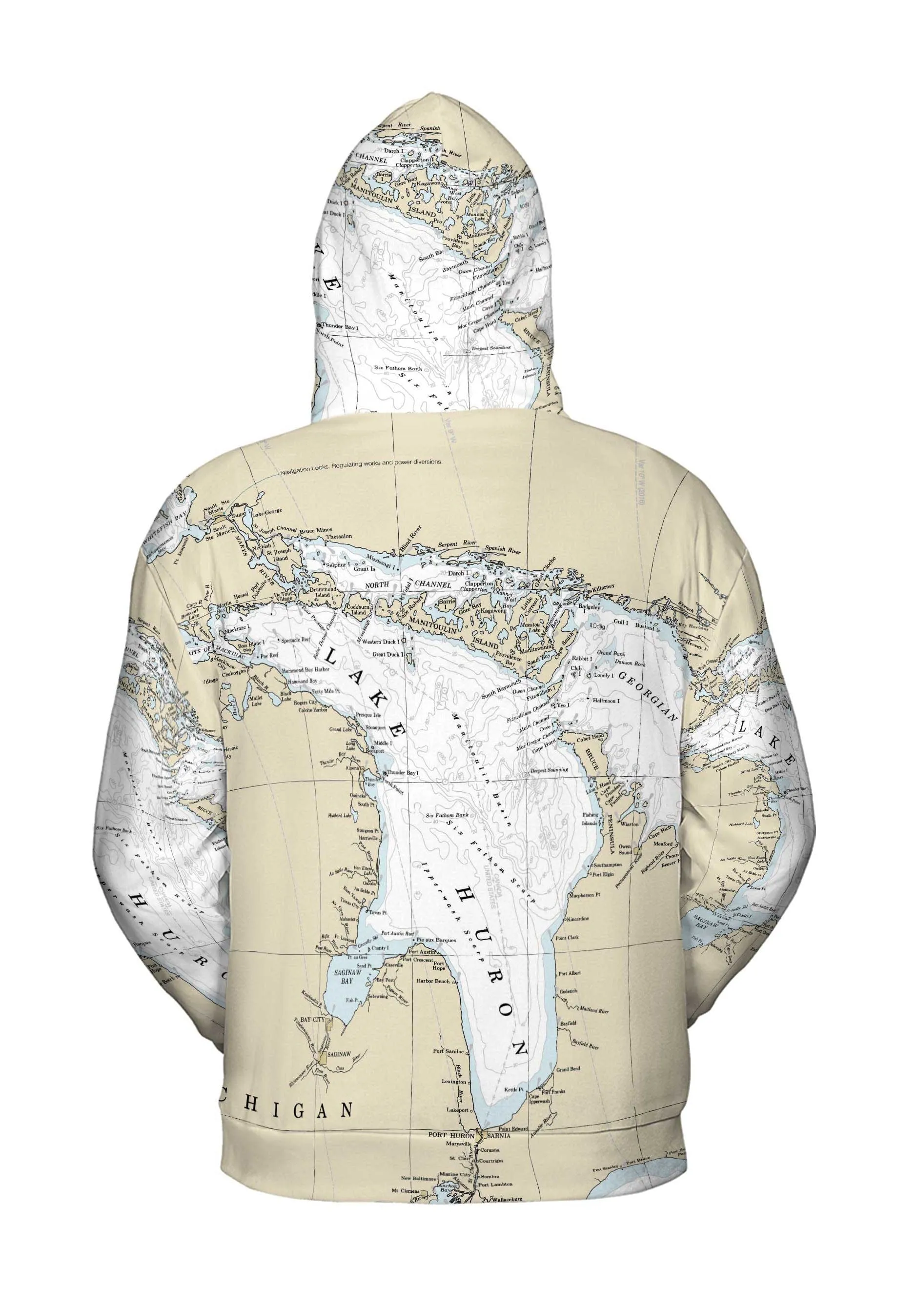 The Lake Huron Lightweight Hoodie Sweatshirt