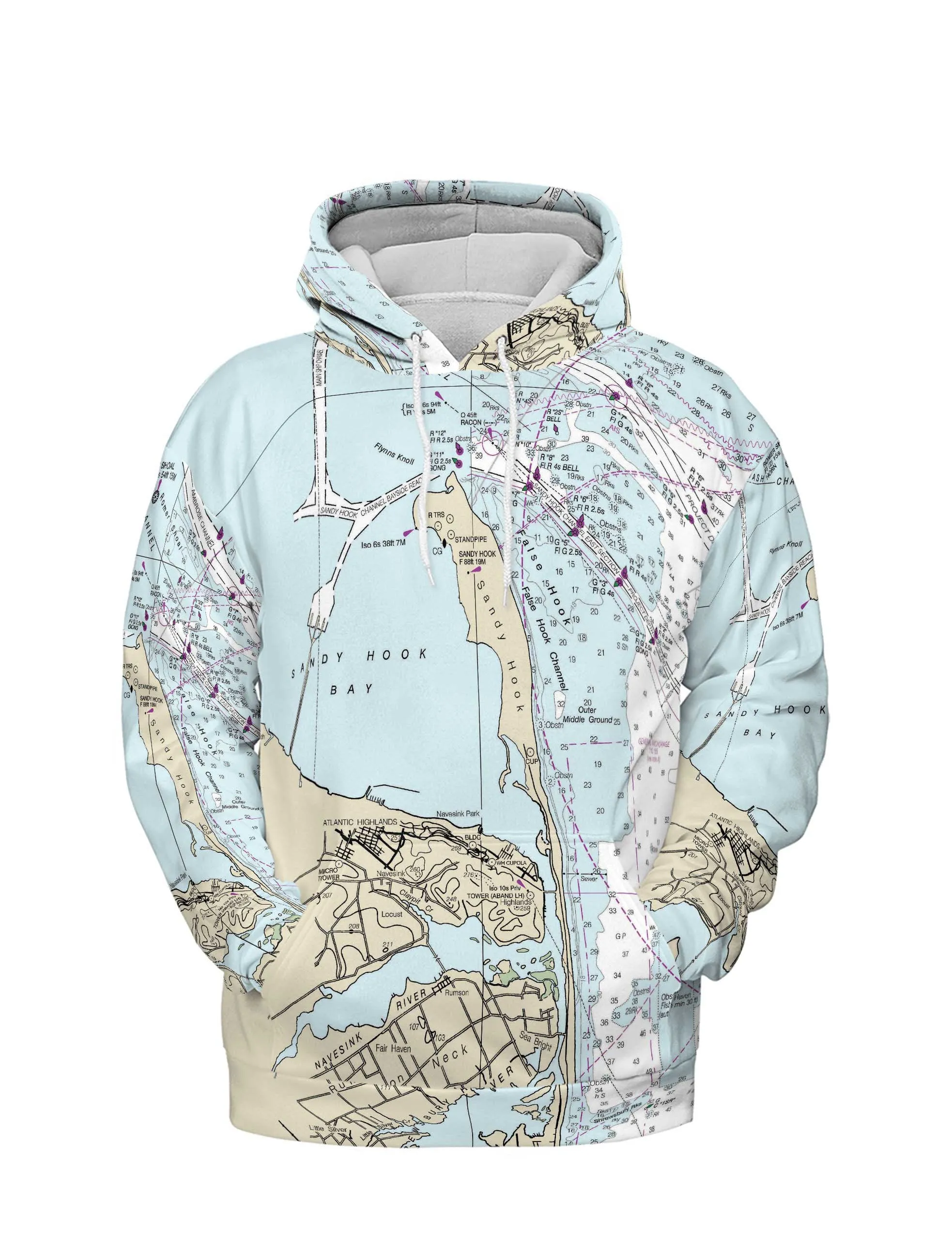 The Sandy Hook Bay Lightweight Hoodie Sweatshirt