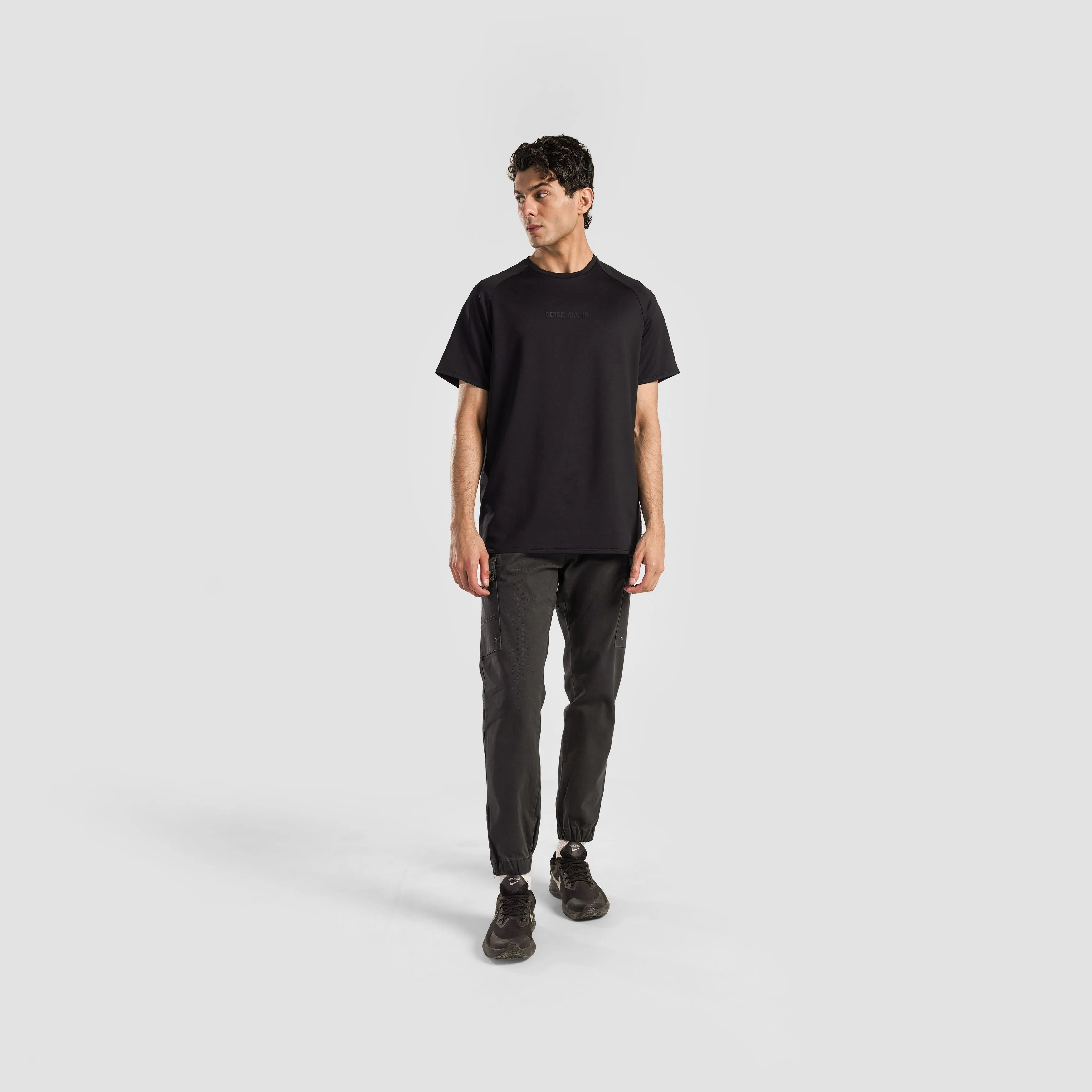 Trek Printed Cargo Joggers (Grey)