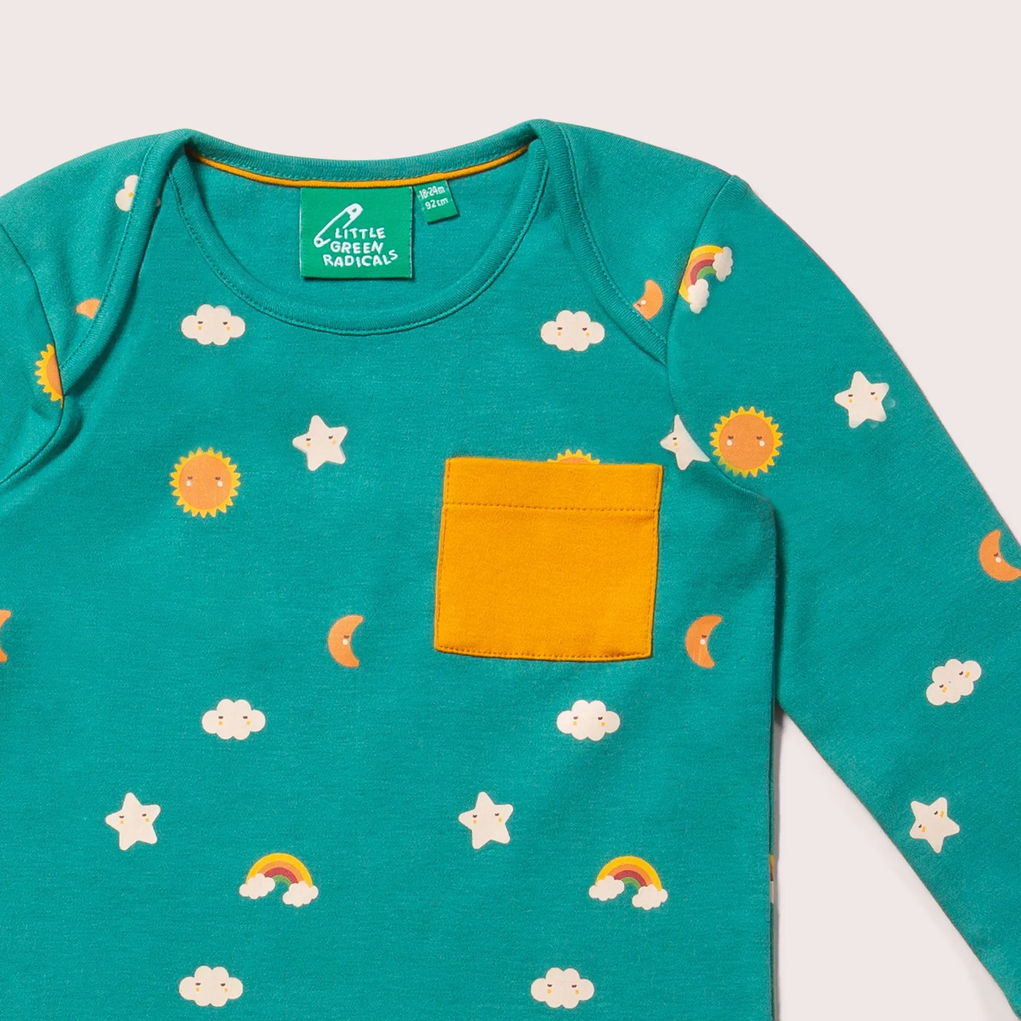 Turquoise Skies Organic T-Shirt & Jogger Playset