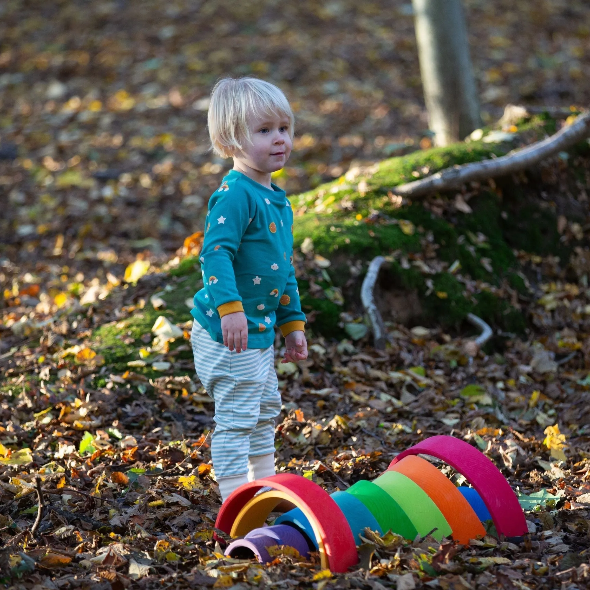 Turquoise Skies Organic T-Shirt & Jogger Playset