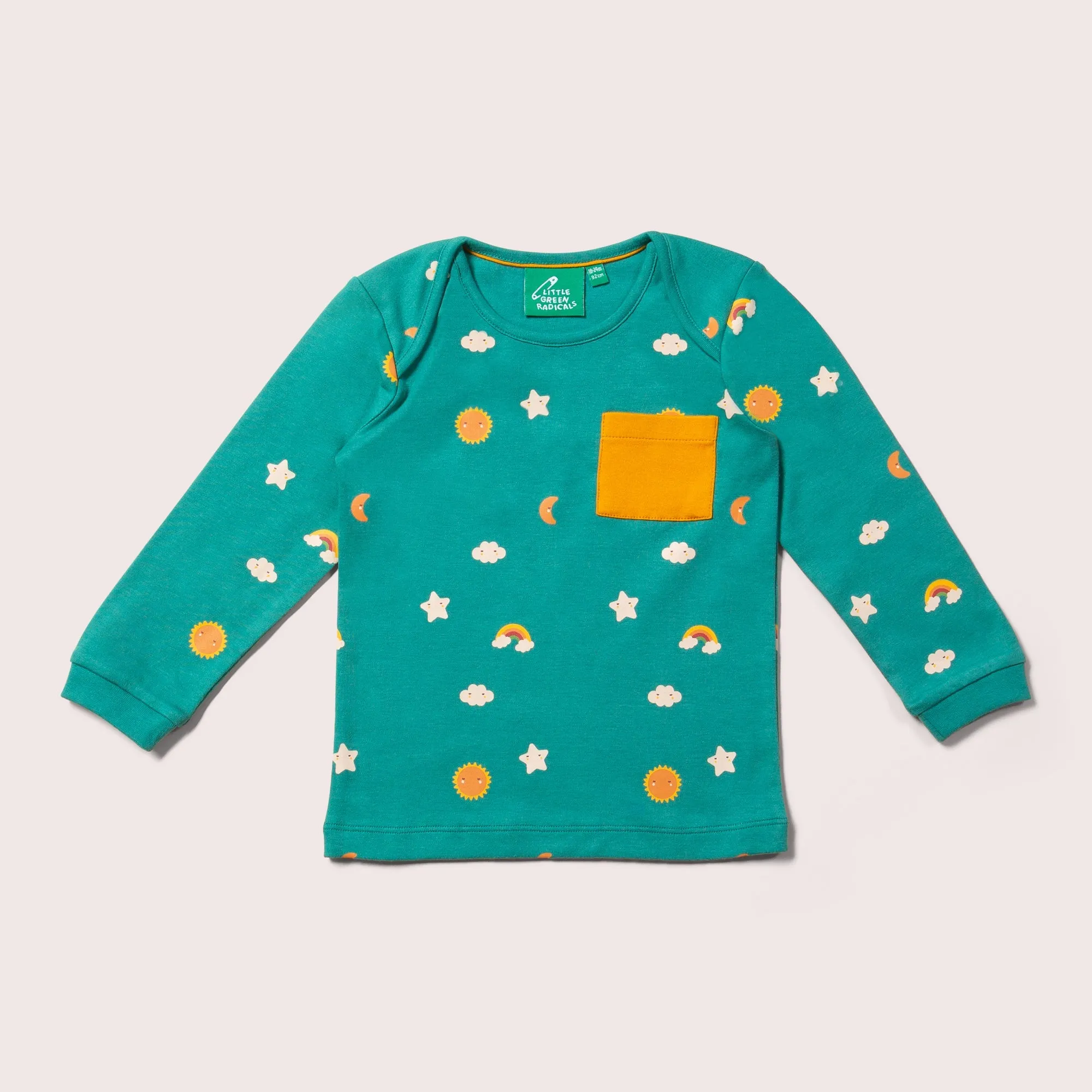 Turquoise Skies Organic T-Shirt & Jogger Playset
