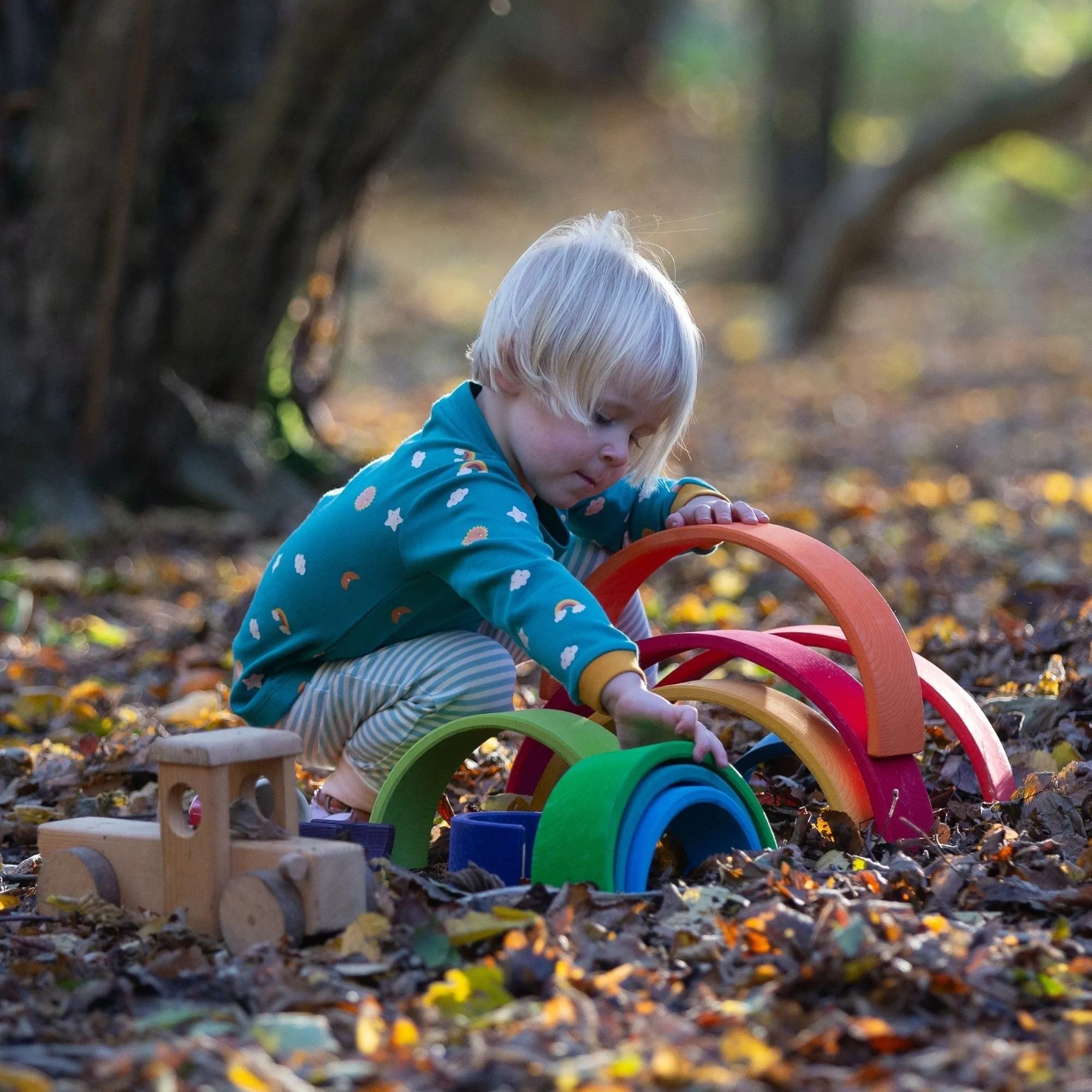 Turquoise Skies Organic T-Shirt & Jogger Playset