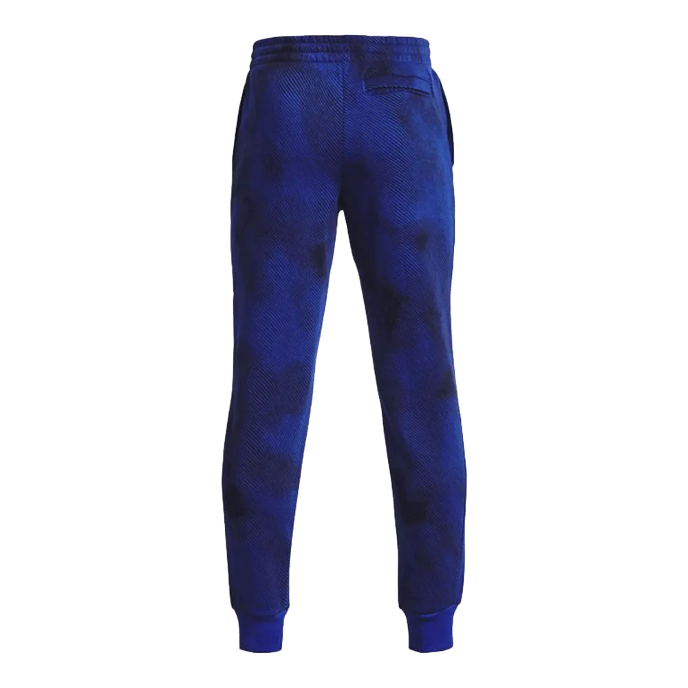UA Boys' Rival Fleece Printed Joggers