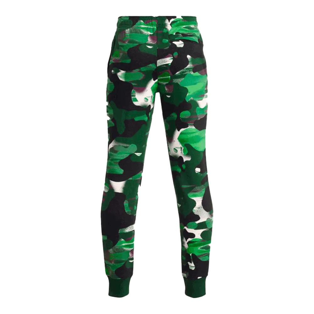 UA Boys' Rival Fleece Printed Joggers